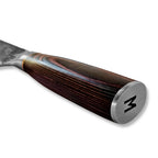 Cuchillo Nakiri 17 Cm Forjado En Acero Inox De Alto Carbono