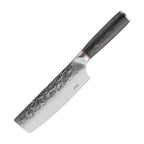 Cuchillo Nakiri 17 Cm Forjado En Acero Inox De Alto Carbono