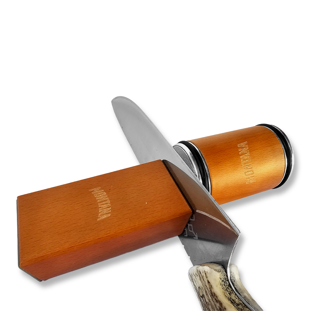 Afilador de Cuchillos Barrel de Haya Montana