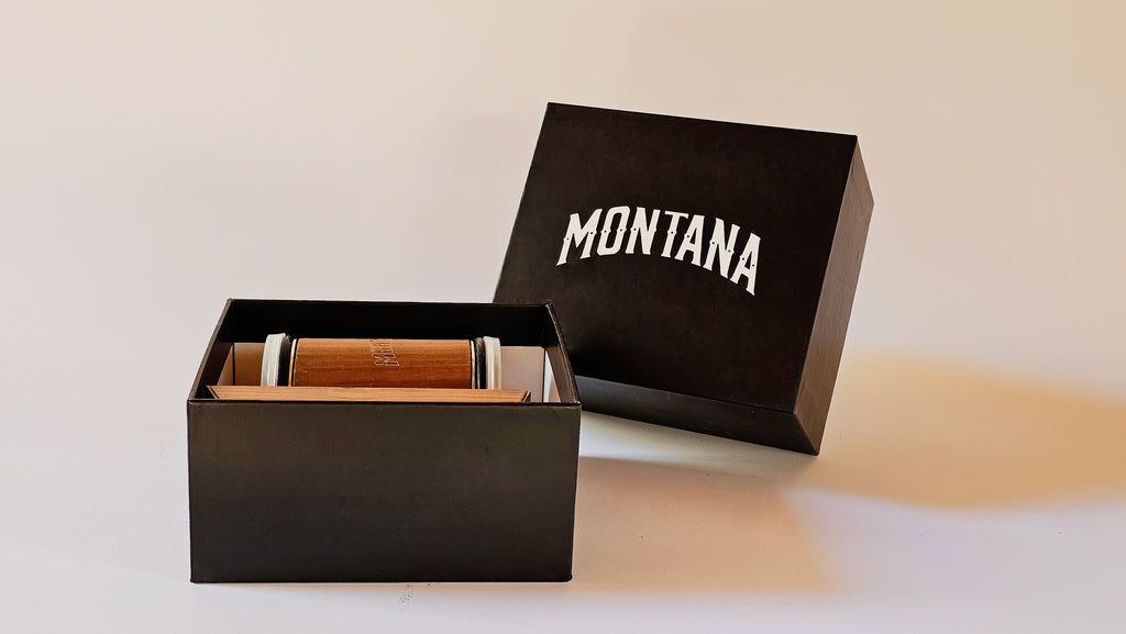 Afilador de Cuchillos Barrel de Nogal Montana