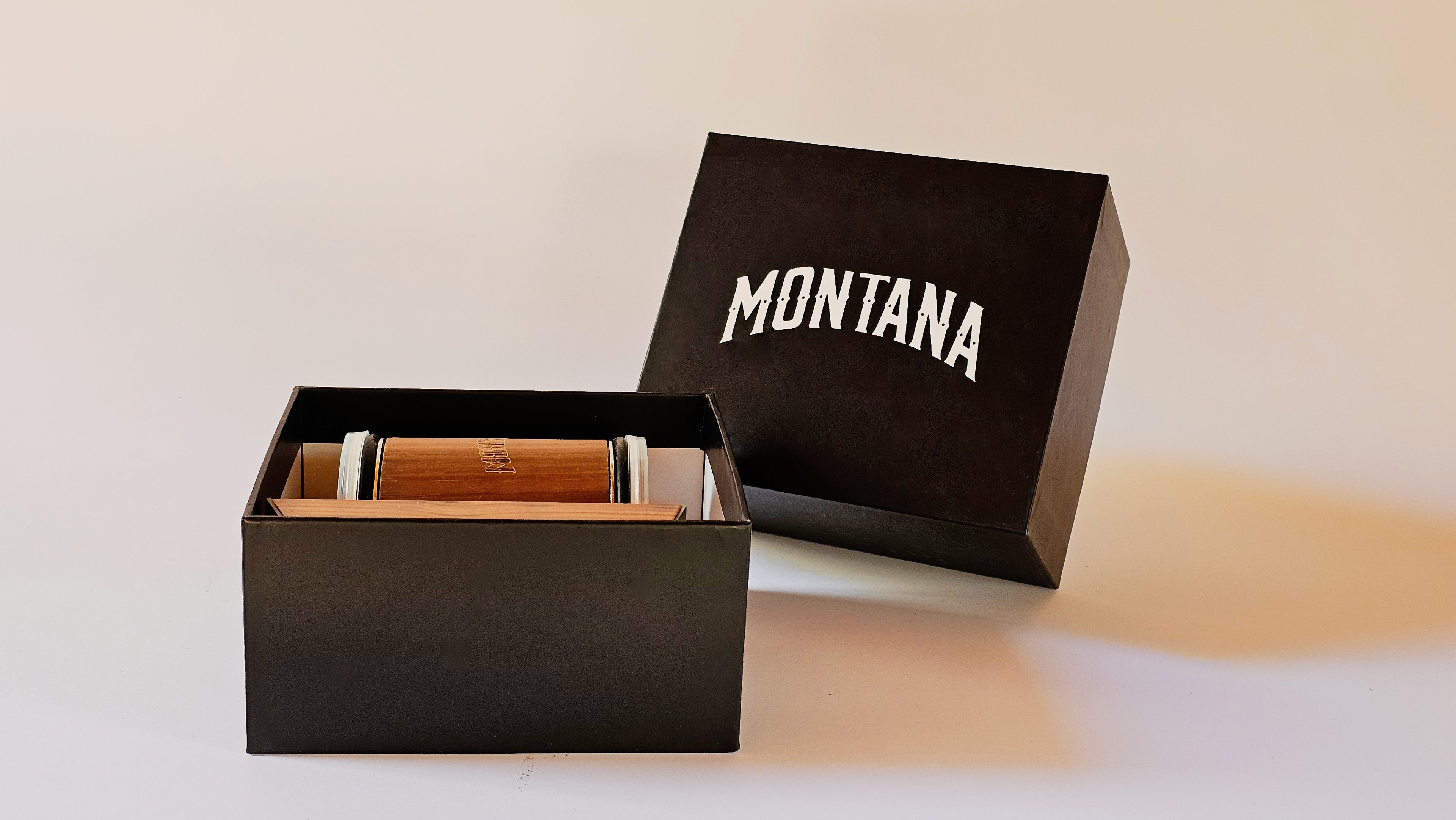 Afilador de Cuchillos Barrel de Nogal Montana