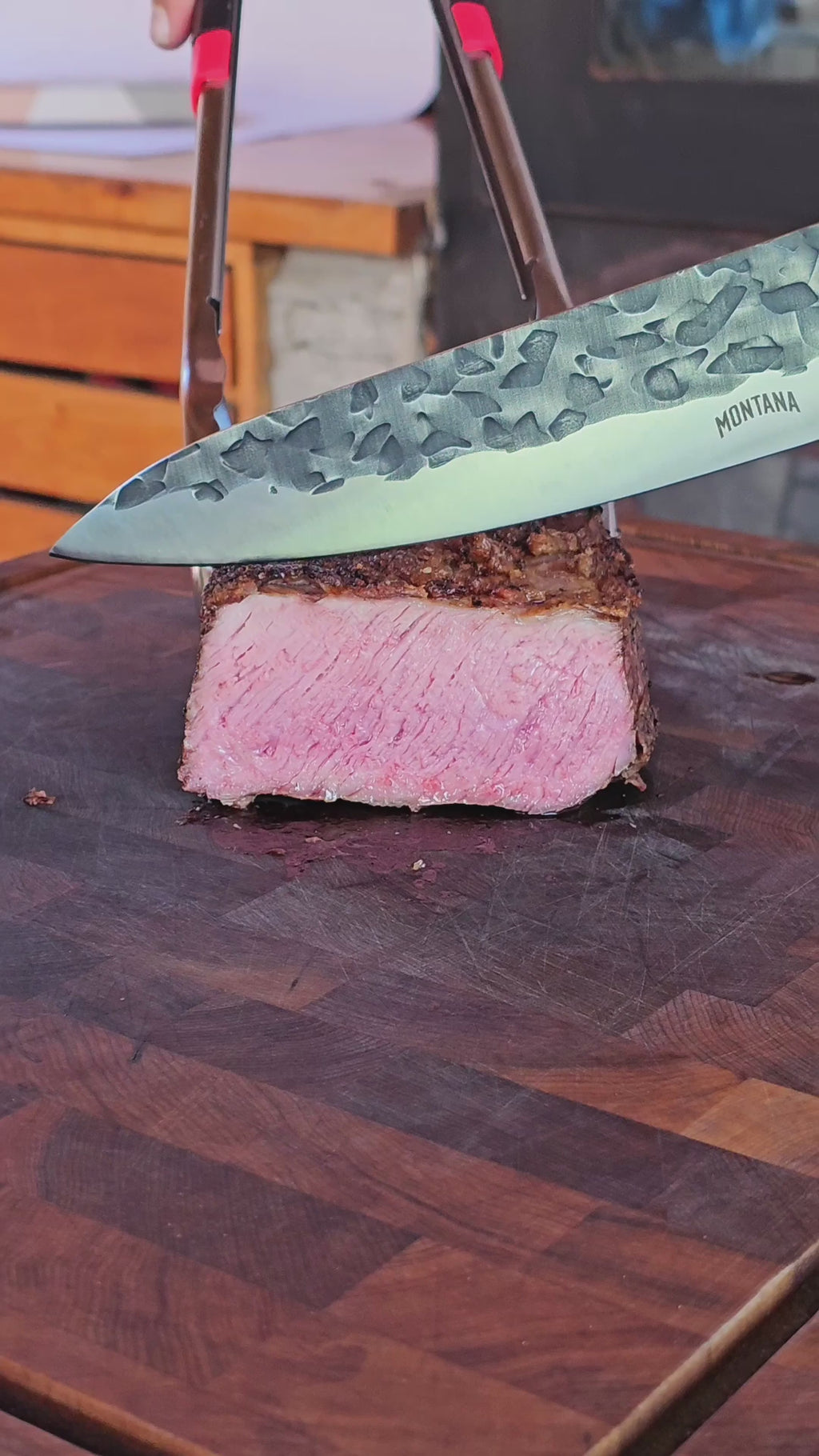 Cuchillo Nakiri 17 Cm Forjado En Acero Inox De Alto Carbono